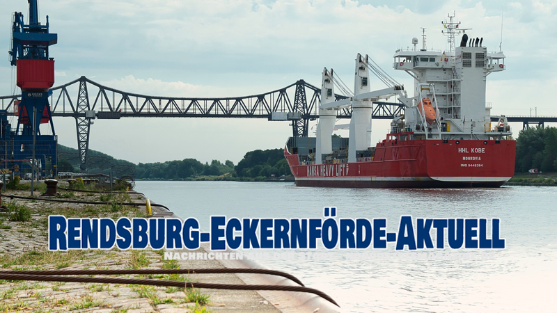 Die Schiffsbegrüßungsanlage in Rendsburg am Nord-Ostsee-Kanal