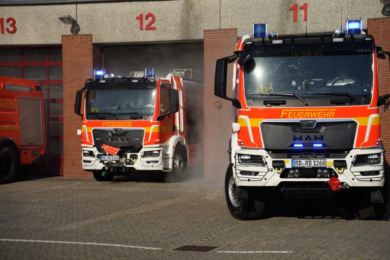 Zwei neue Löschfahrzeuge für die Feuerwehr Rendsburg